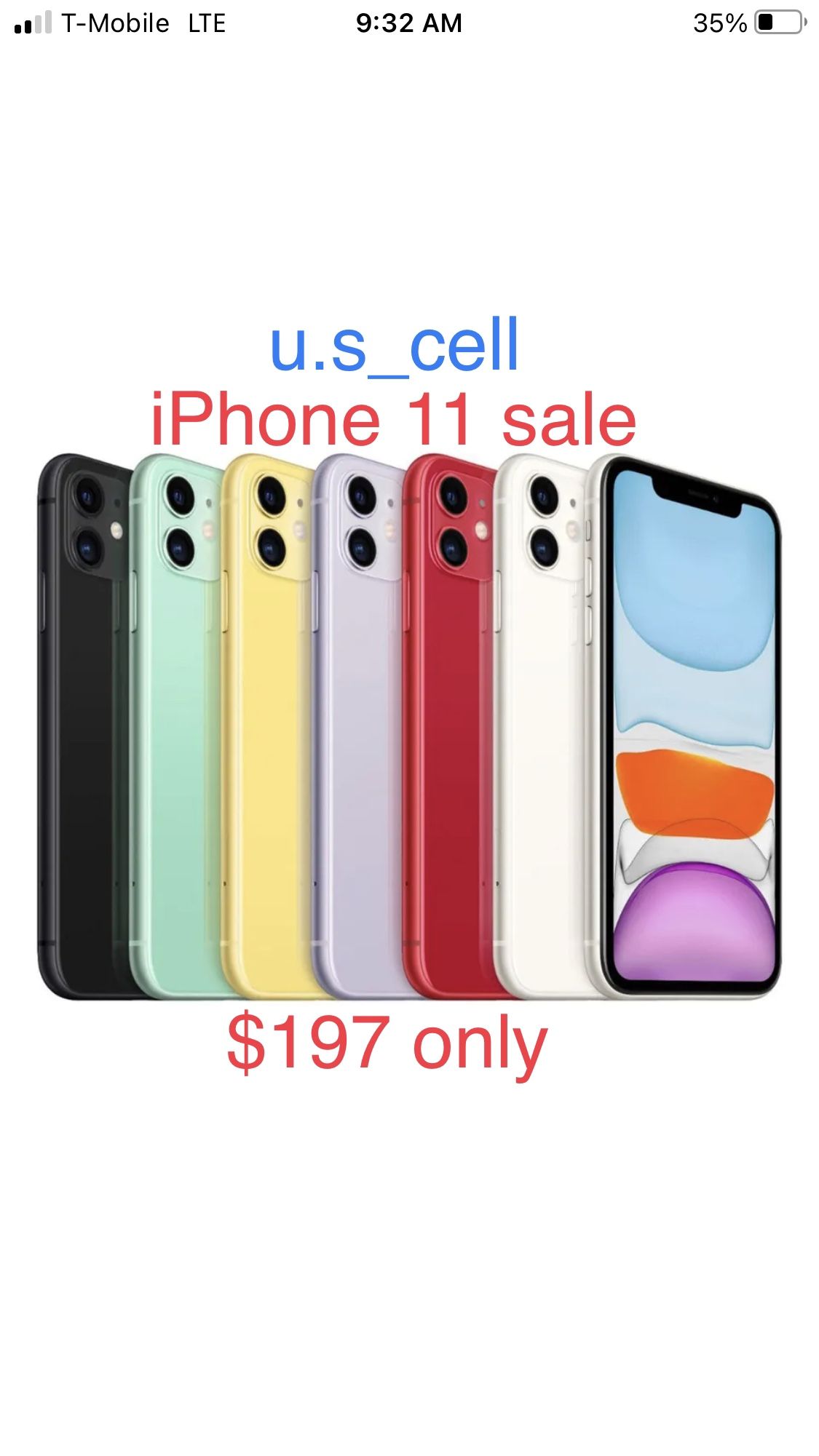 Apple iPhone 11 Sale $197 Free Month Included 