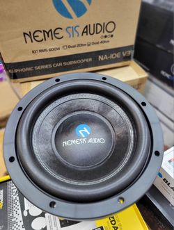 NEMESIS AUDIO NA-10EV3 10″ 600W RMS 3″ Dual Voice Coil Car Subwoofer