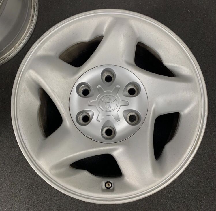Toyota Stock Aluminum Alloy Rims & Center Caps (Set of 4) - Tacoma, Tundra, Sequoia