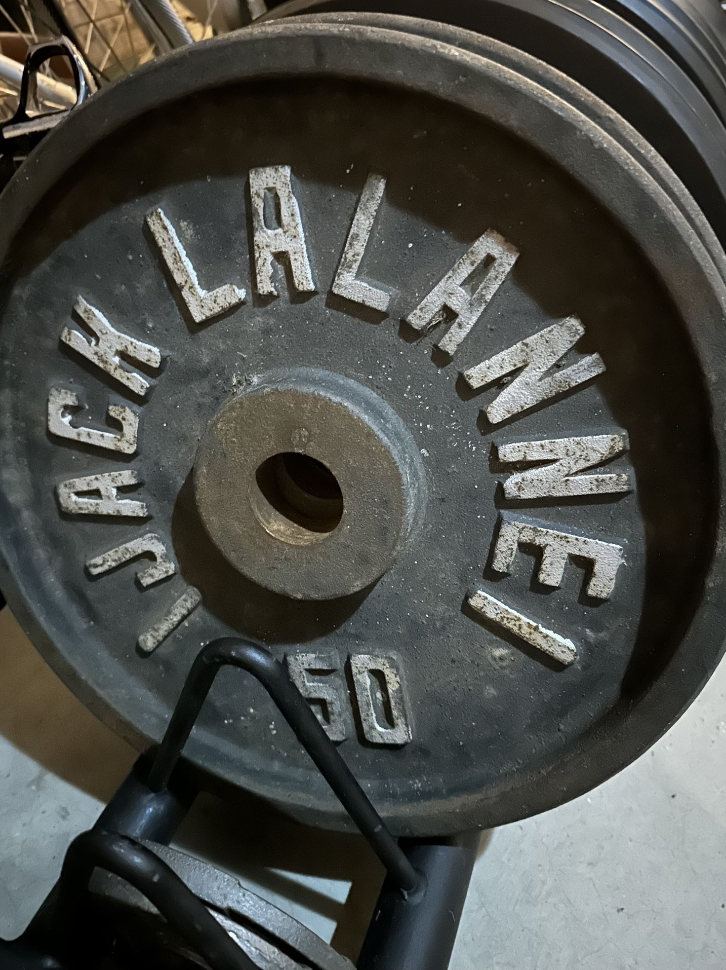 50 Lb Pair (100 Lbs Total) Olympic Weights - Jack Lalanne