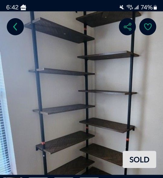 6 Tier Bookshelve