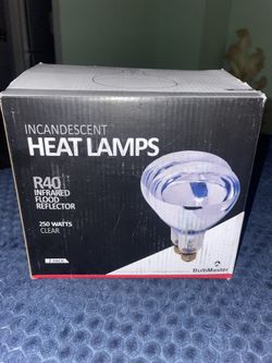 2-Pack 250 W Infrared Heat Lamp Bulbs – BR40 / E26 – Brand New Incandescent (8 Bulbs Available)