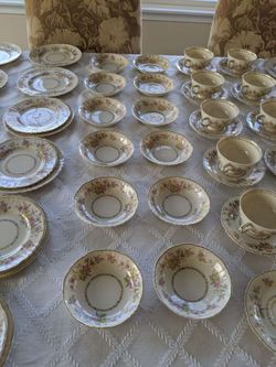Beautiful Briarcliff China Set - 12 Place settings + Serve ware!