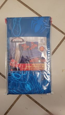 Spiderman twin sheet set