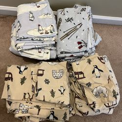 Sets Of Twin Sheets - Regular $5 Each /Flannel $10 Each