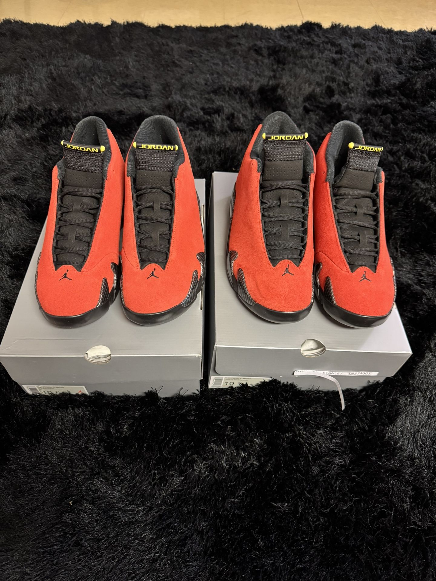 Jordan 14 Ferrari 2025 Size10 $330 & $300