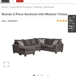 Grey Sectional 