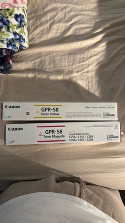 Yellow and Magenta GPR-58 Toner (Sealed) *Authentic*
