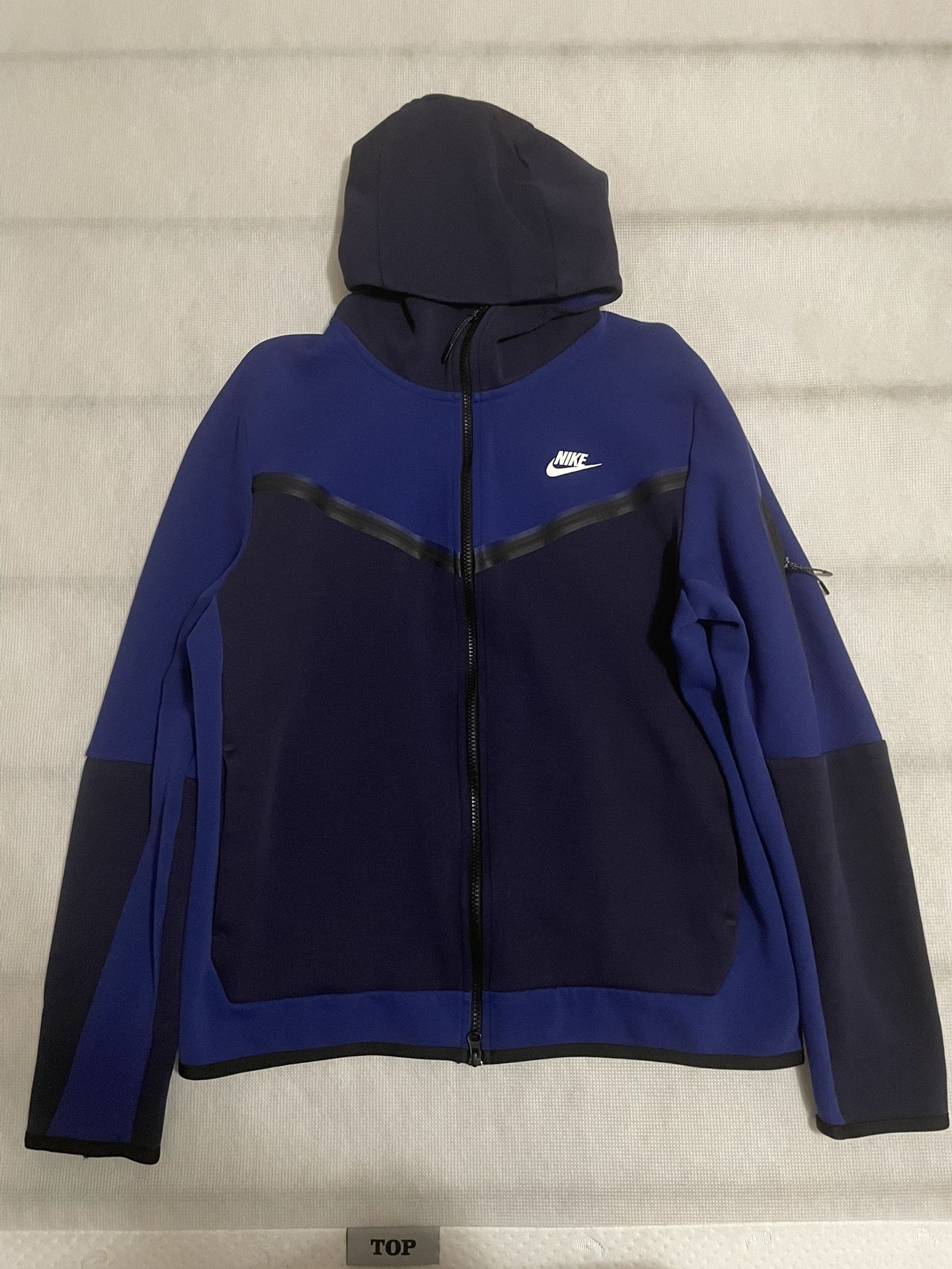 Rare Nike Tech Fleece Hoodie Royal Blue-Navy Blue / Size L / Excellent Condition / Pickup