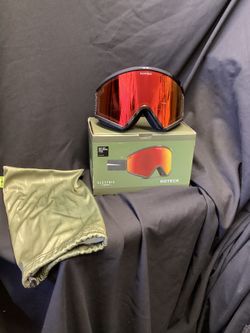 Electric Rotek Snow/Ski Goggles With Red Mirror Lens