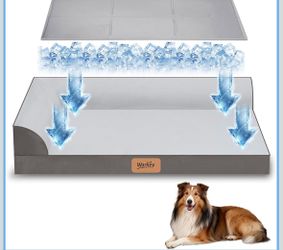 Cooling Dog Bed for Large Dogs Size:40"*32"*8"