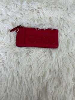 Authentic Jimmy Choo Leather Wallet - Red