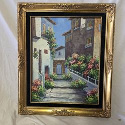 Nice Original Oil Painting On Canvas Signed