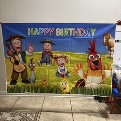 Granja de Zenon backdrop (59 x 40 in)