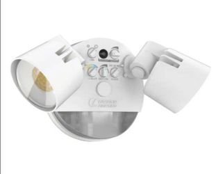 Lithionia Lighting Contractor Select HGX White Motion Activated Outdoor Integrated LED Flood Light with Photocell