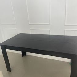Black Dining Table 