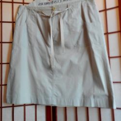 Worn ONCE! Talbots Classic khaki Skirt