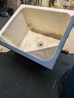 Cast iron utility sink VINTAGE