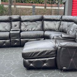 Couch/Sofa Sectional - Recliners - Black - Delivery Available 🚛