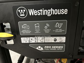 Portable Generator Westinghouse WPro8500 - 8500 Watt Electric