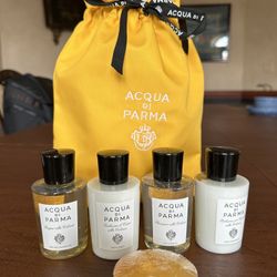 Acqua Di Parma Bath And Body Set With Travel Bag