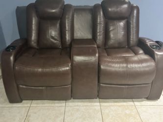2 Leather couches
