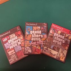 GTA Trilogy All 3 In Great Condition
