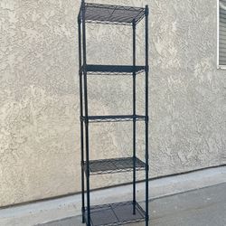 SINGAYE 5 Tier Shelf Wire Shelving Adjustable Storage Shelves Rack Standing Units 10" D x 16" W x 55" H 