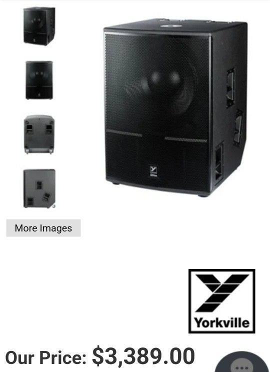 Yorkville ES21P Elite Series 21-Inch Powered Subwoofer