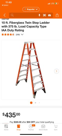 10 Step double Sided Ladder