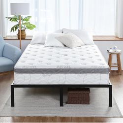 Olee Sleep King Size Mattress (13” Hybrid) + Bed frame