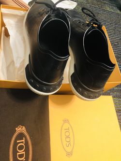 Tod's Perforated Lace-up Sneakers (Like New) Original Price $695