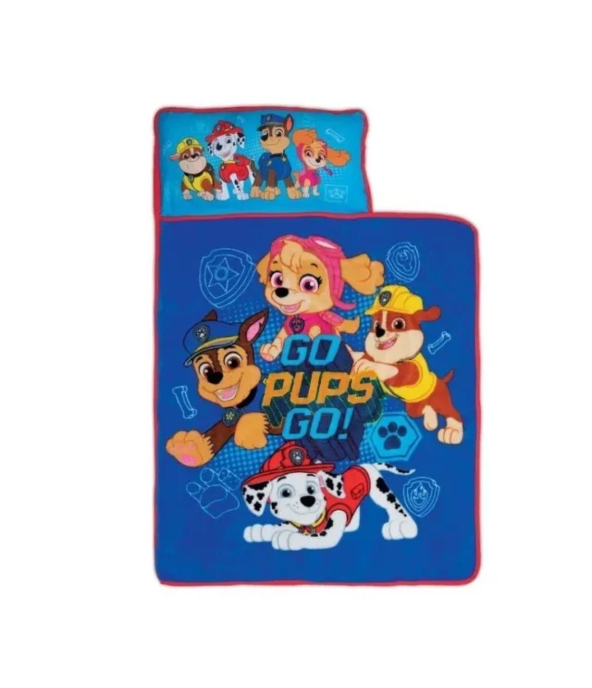 PAW Patrol PAW863 Toddler Nap Mat "Go Pups Go" - Kid’s Sleeping bag