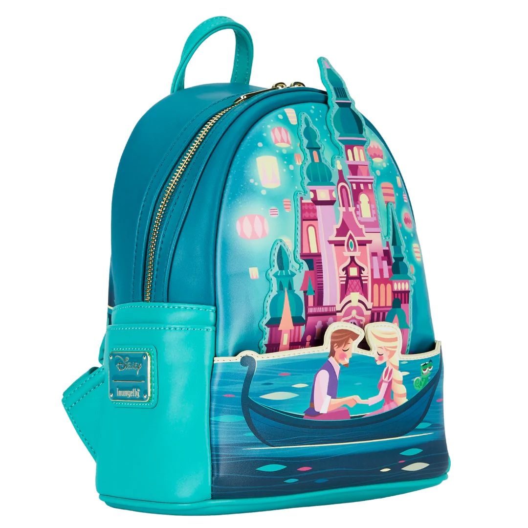 Tangled Rapunzel Castle Glow in the Dark Mini Backpack