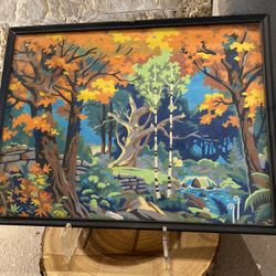Vintage Mid Century Paint By Nut