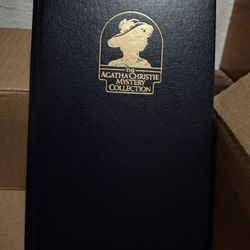 Agatha Christie Mystery Novels Leatherette 
