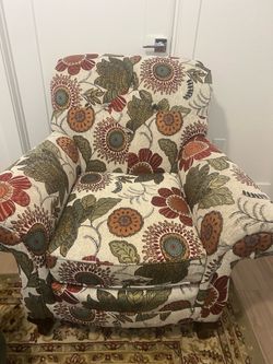 Armchair 35”h x 38”w x 40”d