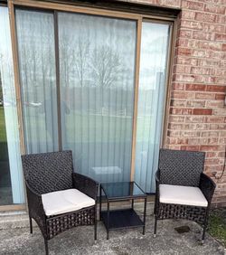 Free Delivery- BRAND NEW Patio Wicker Set & Outdoor Furniture Sets with Cushions