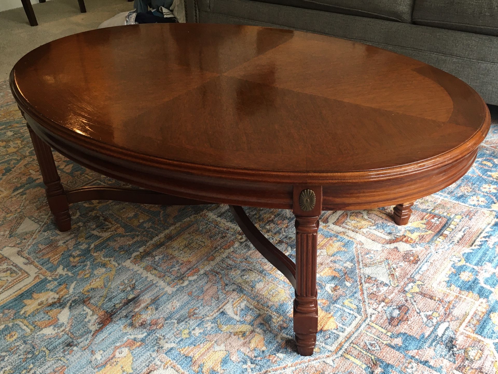 Walnut coffee table