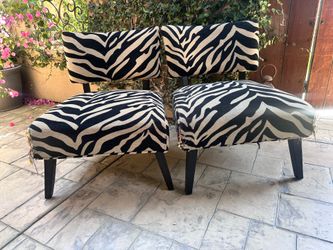 Zebra chairs