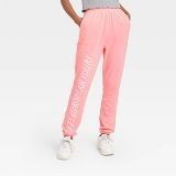Women's The Rolling Stones Lips Graphic Jogger Pants - Pink XL
