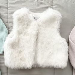 3T Toddler Girl-Faux Fur Vest