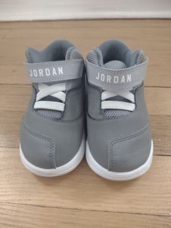 Grey Kids Jordans Size 8c