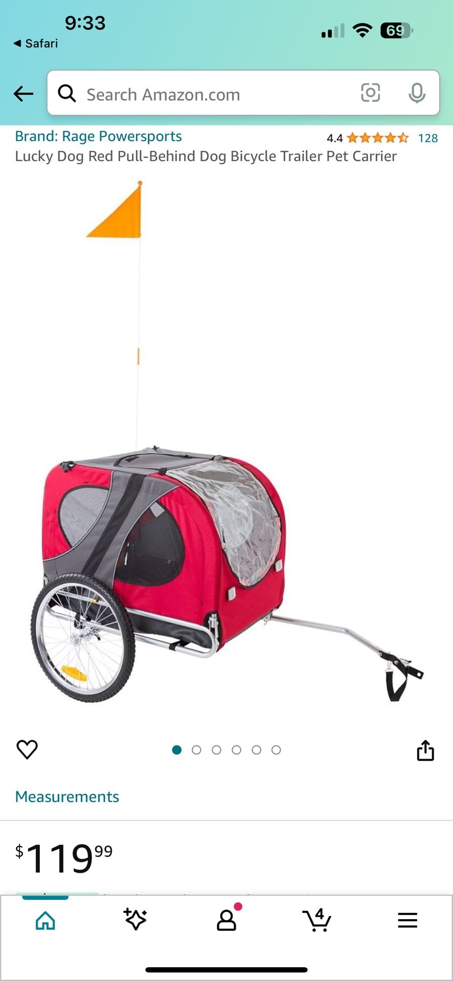 Dog Bicycle Trailer