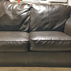 Dark brown Leather Couch