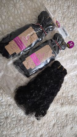 100% Original Virgin Human Hair Bundles 14 Inch