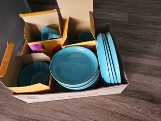Homevss 20 piece stoneware dishware set