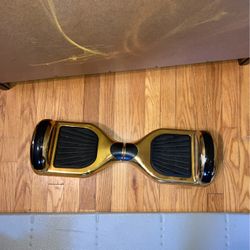 Gold Light Up Hover Board