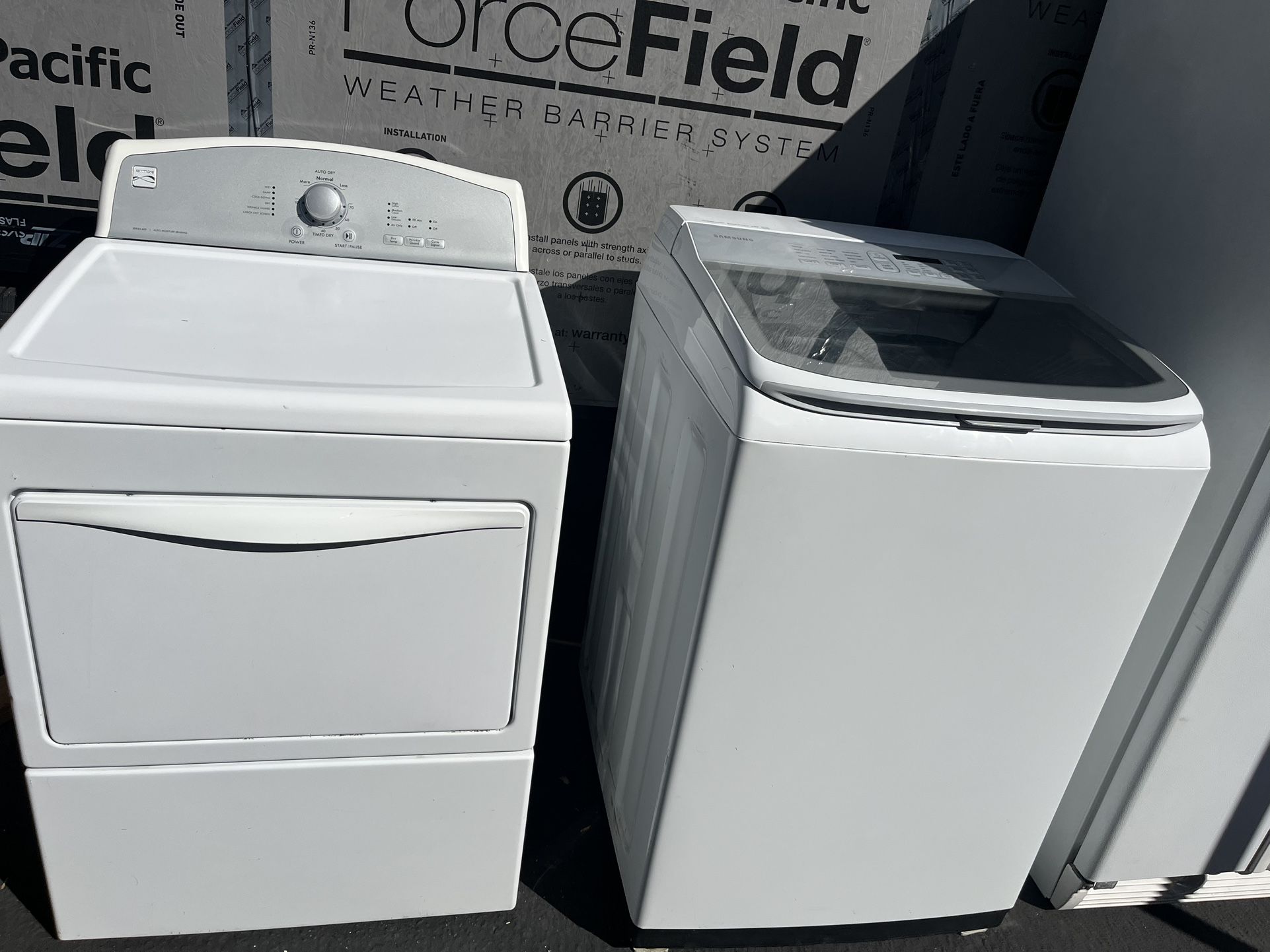 Samsung Washer And Kenmore Gas Dryer