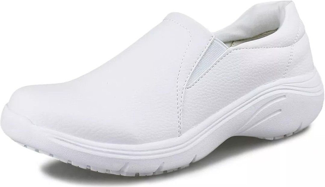 Hawkwell Womens Slip On Lightweight Slip Resistant Comfort Nursing Shoes Size 7